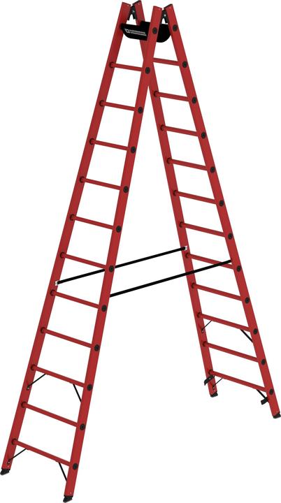 Produktbild Munk Sprossen-Stehleiter GFK 2x12 Sprossen (Stehleiter, 351 cm)