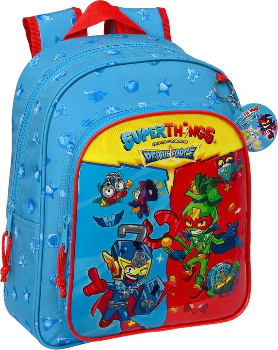 Superthings Schulrucksack Rescue force 27 x 33 x 10 cm Blau