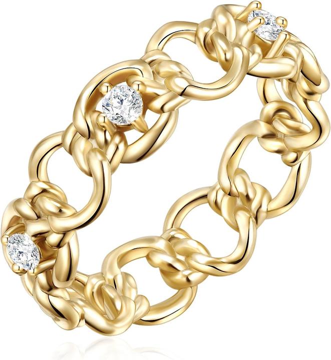 Image du produit Glanzstücke München Femme argent sterling zirconium or jaune - 24463 (60, Argent 925)