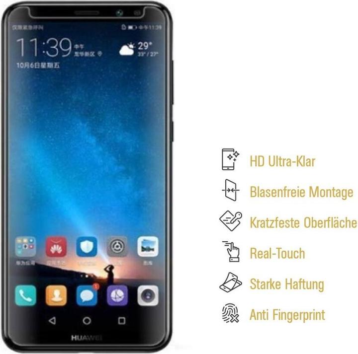 Produktbild Protectorking 4x Panzerfolie Anti-Shock HD Klar (4 Stück, Huawei Mate 10 Lite)