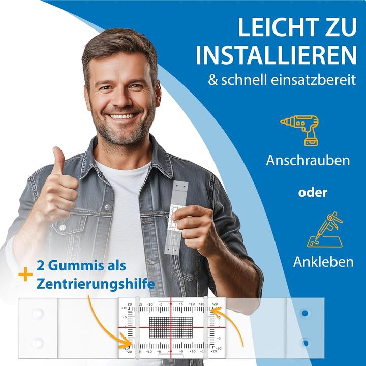 Produktbild Sachverständigen-Zubehör 10-teiliges Rissmonitor Messlehren-Set