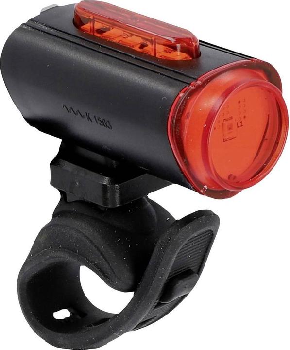 Actual product image Fischer Bicycle lighting set TWIN-60/30/15 LED black (180 lm)