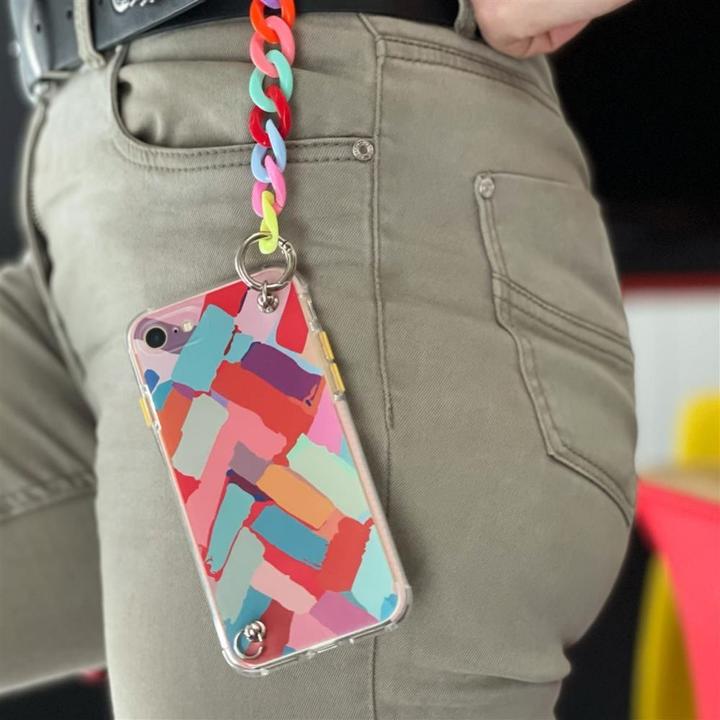 Immagine prodotto Hurtel Color Chain Case custodia elastica flessibile in gel con ciondolo a catena per iPhone 12 Pro (Apple iPhone 12 Pro)