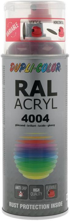 Produktbild Dupli-Color Acryllack glänzend RAL 4004 bordeauxviolett (Bordeauxviolett, 0.40 l)