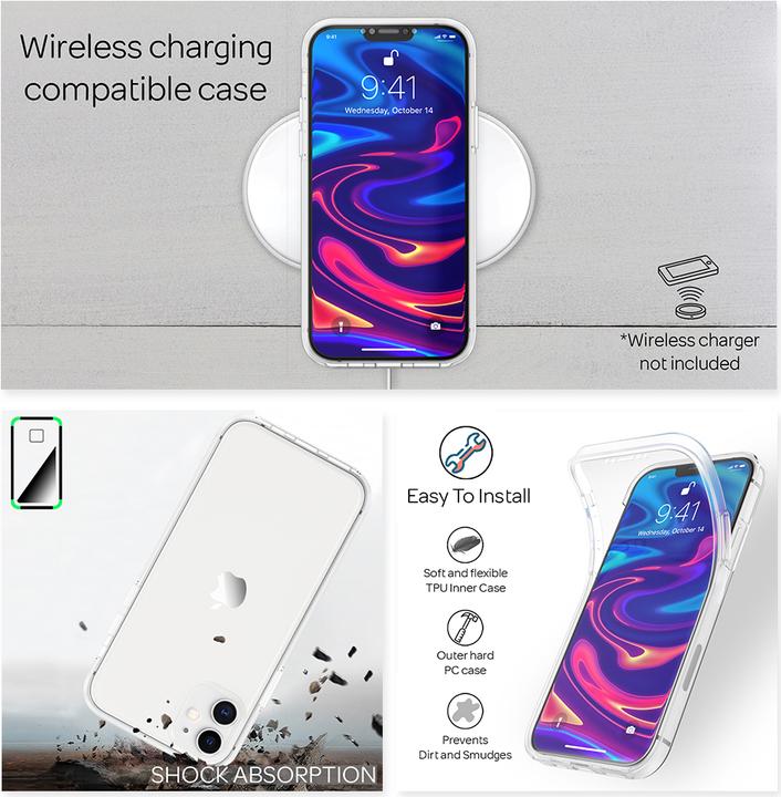 Produktbild Nalia 360° Handyhülle (Apple iPhone 12 mini)