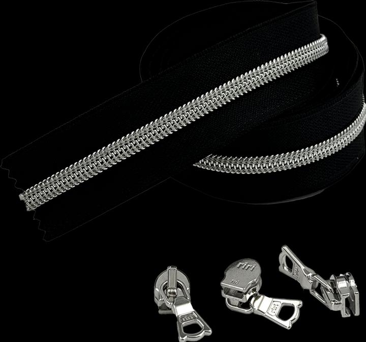 Riri Flex 6 Metallic Set: 1m/3 Schieber (100 cm)