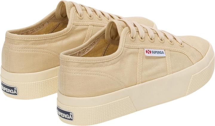 Actual product image Superga Unisex Adult 2740 Linen Platform Trainers (40)