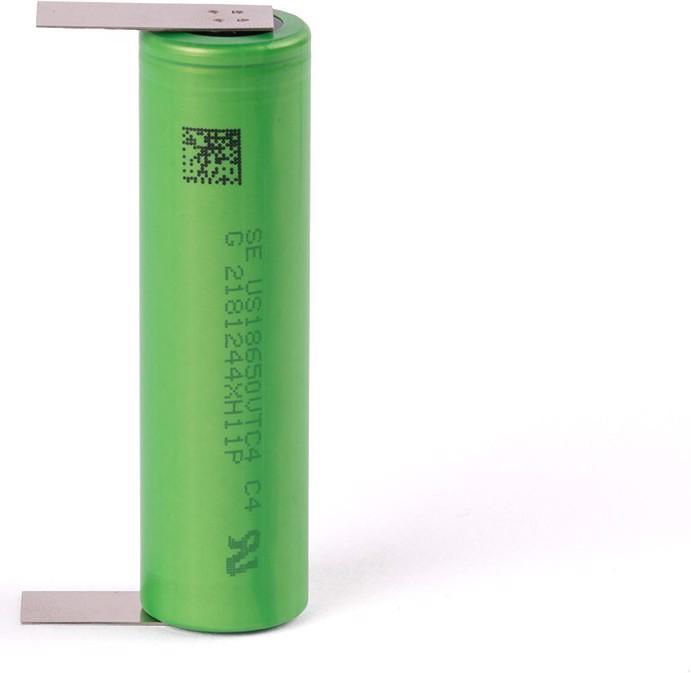 Actual product image Sony Konion US18650 VTC4 battery - solder tag U (1 pcs., 2100 mAh, Rechargeable battery)