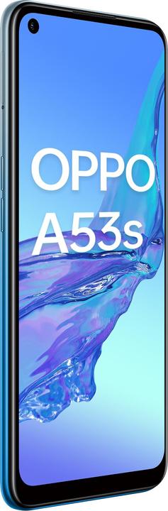 Produktbild OPPO A53s (128 GB, Fancy Blue, 6.50", Dual SIM, 13 Mpx, 4G)