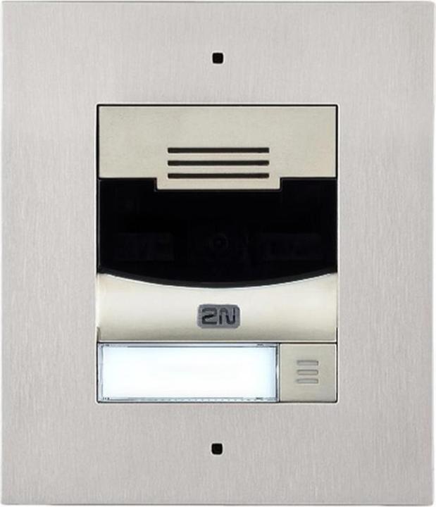 Produktbild 2N IP Türstation IP Solo ohne Kamera, Wandmontage, silber (Ethernet)