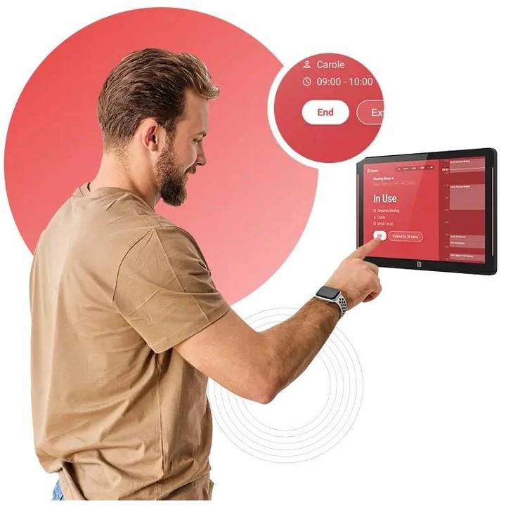 Actual product image Yeastar workplace room display ds7510