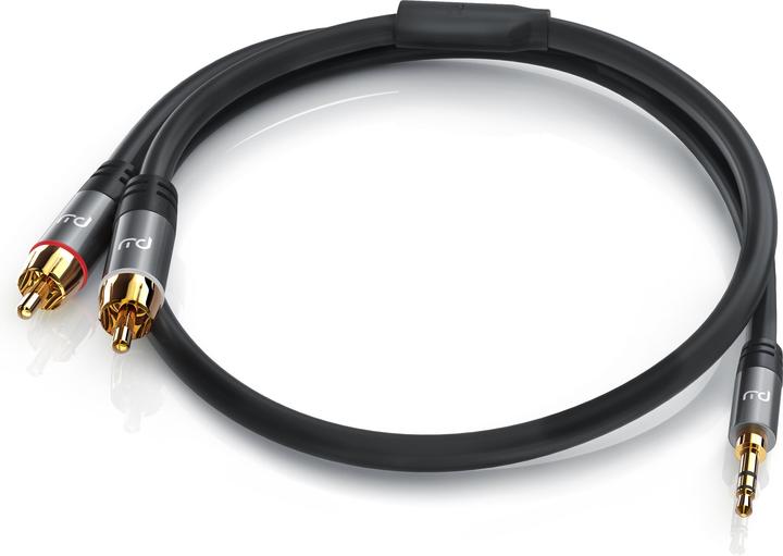 Actual product image Primewire Audio cable / 3.5mm jack to 2x RCA (7.50 m, 3.5mm jack (AUX), Cinch)