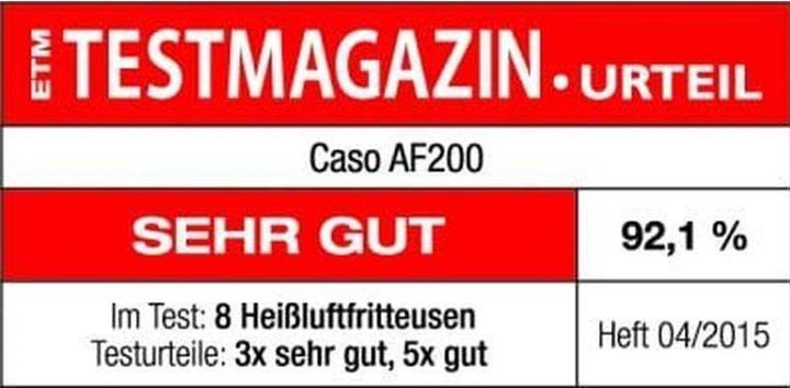 Actual product image Caso Af 200