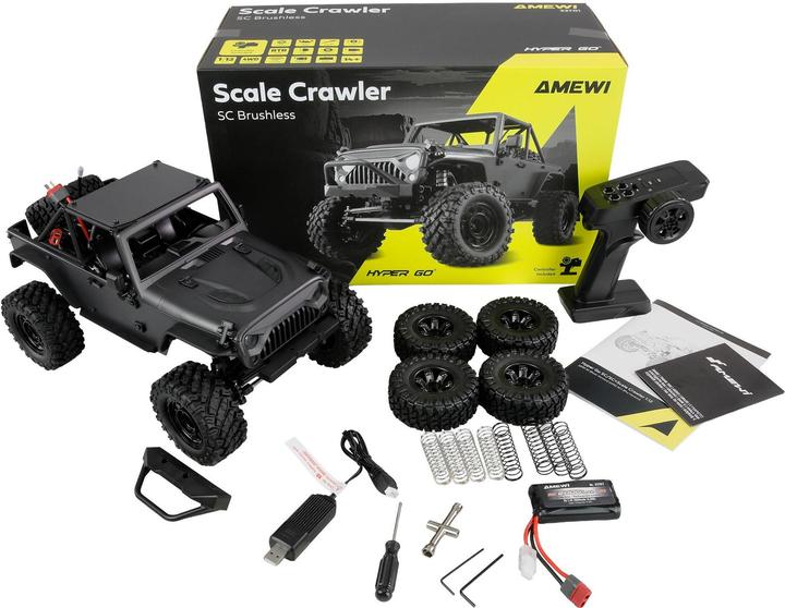 Produktbild Amewi Scale Crawler Hyper Go SC 1:12 RTR Antrazit (RTR Ready-to-Run)