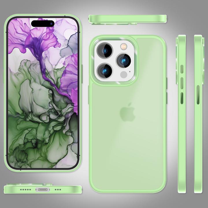 Actual product image Nalia Hybrid Sleeve Matt Transparent Frosted (Apple iPhone 15 Pro)
