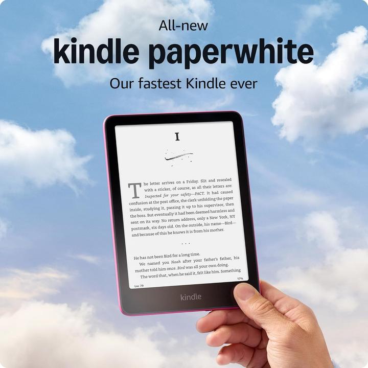 Immagine prodotto Amazon Kindle Paperwhite (7", 16 GB, Lampone)