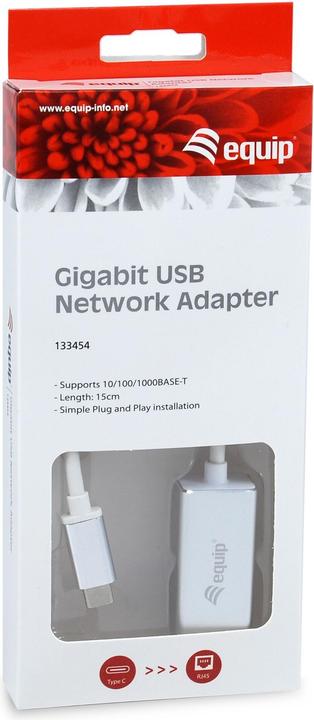 Immagine prodotto equip Cavo adattatore USB-C -> Rete St/Bu (USB-C, RJ45 (1x))