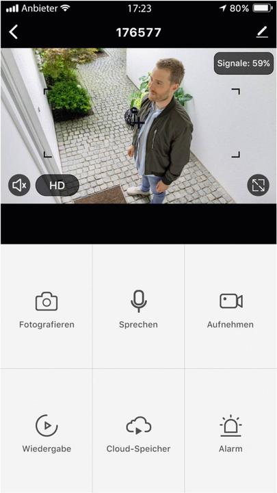 Actual product image Hama Outdoor surveillance camera (1920 x 1080 Pixels)