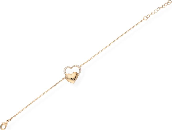 Actual product image Carat Hearts (19 cm, Brass Plaqué Or)