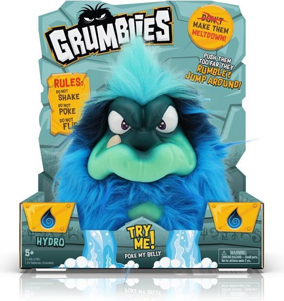 Actual product image Grumblies interactive toy Hydro, 01895