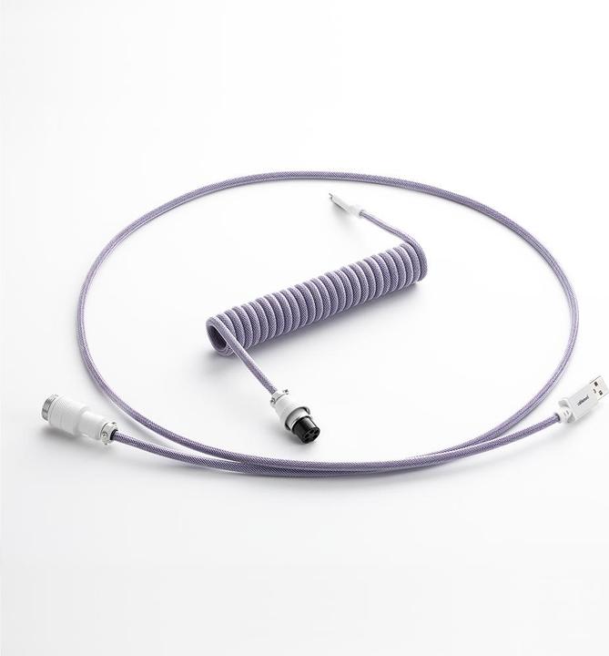 Produktbild CableMod Pro Coiled Keyboard Cable USB-C zu USB Typ A, Rum Raisin (1.50 m, USB 2.0)