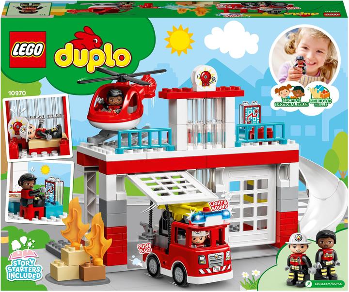 Immagine prodotto LEGO Stazione dei pompieri con elicottero (10970)