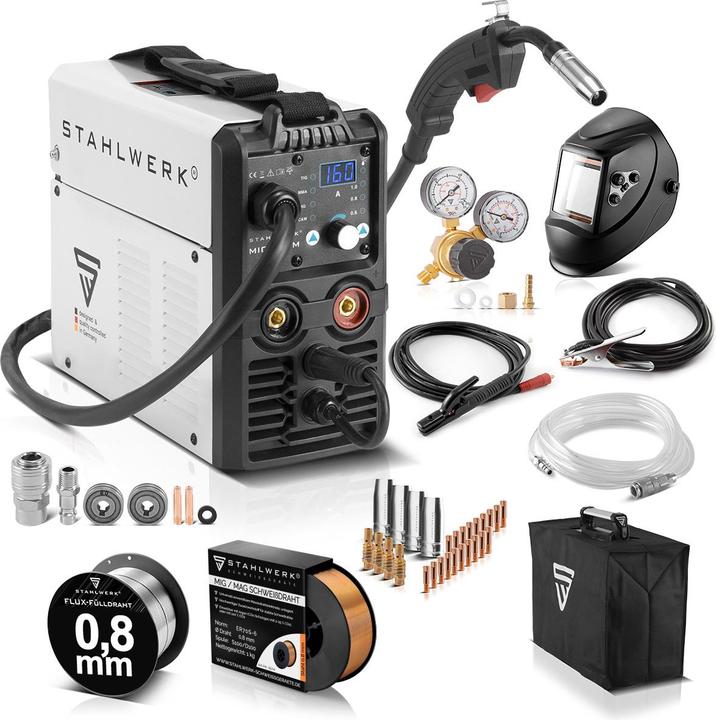 Stahlwerk Welding machine MIG MAG 160 M fully equipped IGBT with real 160 amps