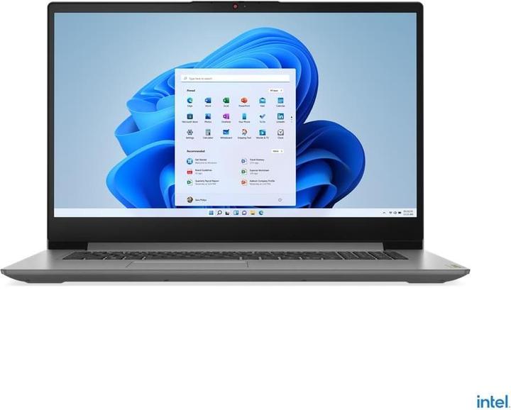 Image du produit Lenovo IdeaPad 3 17IAU7 | Gris Arctique | 17.3 " | TN | HD+ | 1600 x 900 pixels | Anti-reflet | Intel