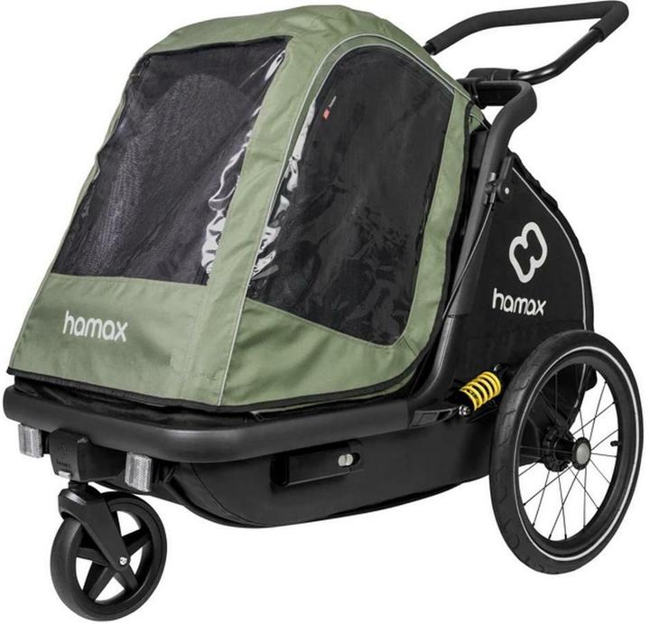 Produktbild hamax Regenverdeck für Pluto Fahrradanhänger (M)
