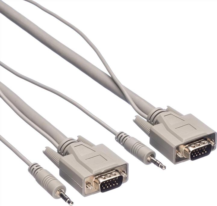 Produktbild Roline VGA-Audio-Kabel (15 m, 3.5mm Klinke (AUX))