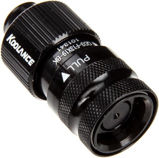Actual product image Koolance QD3 No-Spill 19/13 mm black (QD3-FS13X19-BK)