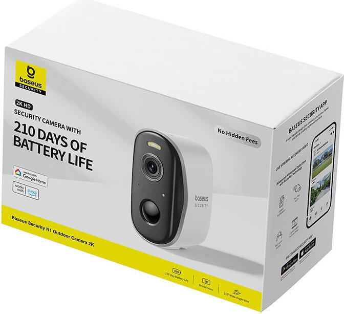 Actual product image Baseus N1 Outdoor Camera (White)