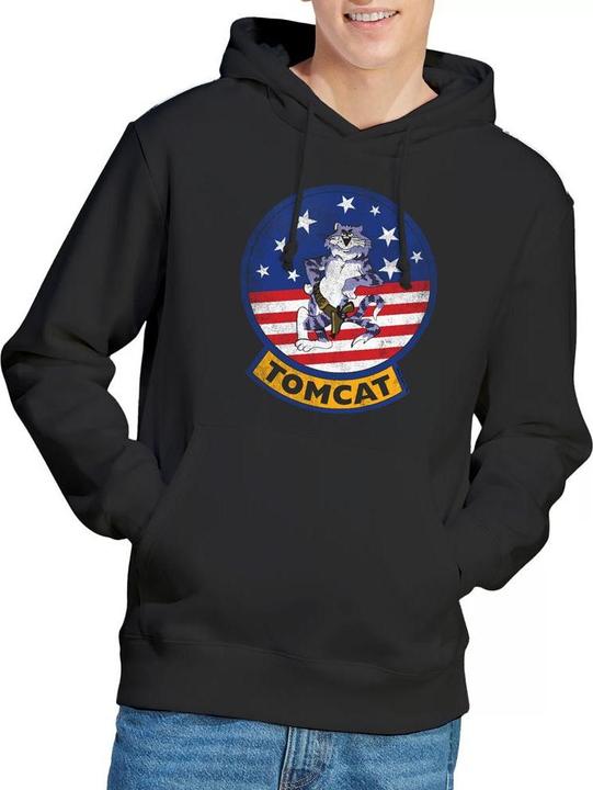 Immagine prodotto Top Gun Tomcat Felpa con Cappuccio Logo Uomo (XL)