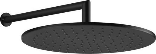 Gessi Emporio Antikalk-Kopfbrause mit Gelenk, runder Wandarm und Rosette D60 mm, Länge 348 mm, 4737 (15 l/min)