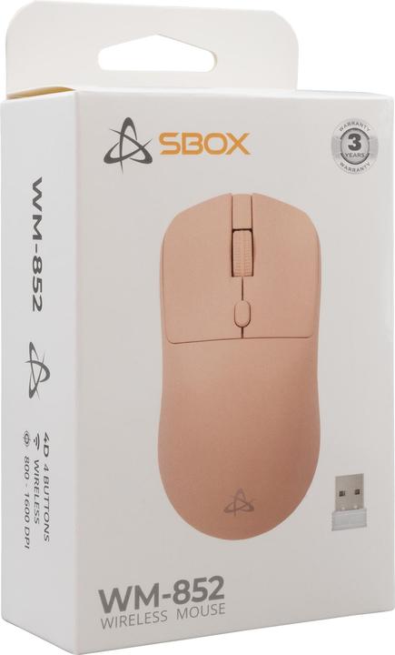 Productafbeelding Sbox WM-852 Roze Draadloos (Draadloze)