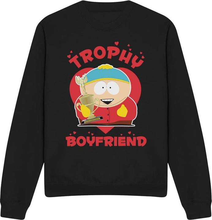 Actual product image Ubisoft Unisex Adult Trophy Boyfriend Eric Cartman Valentine's Day Sweatshirt (L)