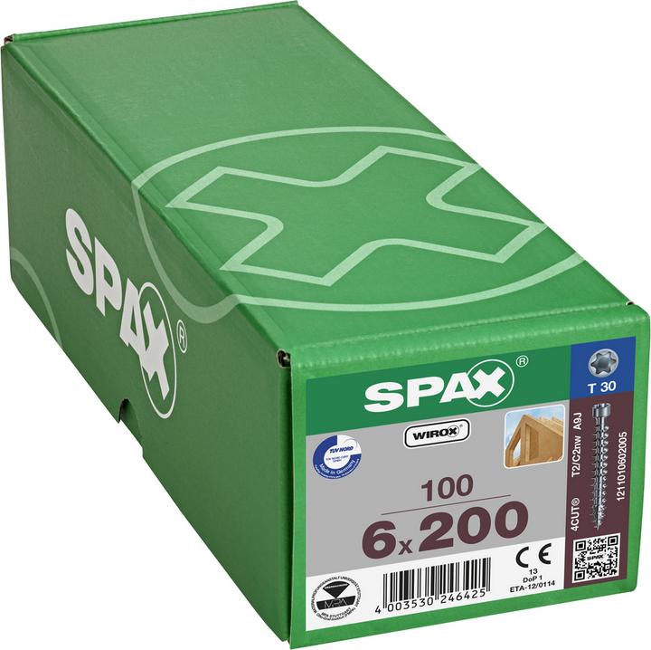 Produktbild Spax Zylinderkopfschrauben (100 Schrauben pro Stück)