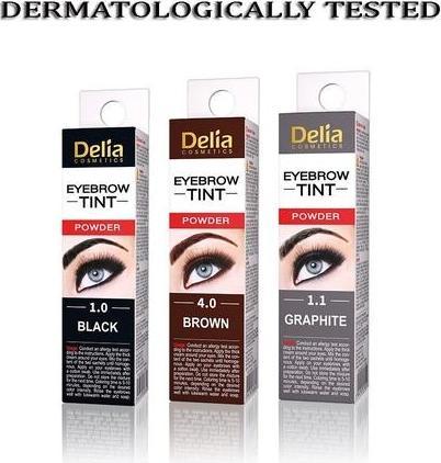 Actual product image Delia Cosmetics Delia - Henna for eyebrows 4.0 Bronze 2g
