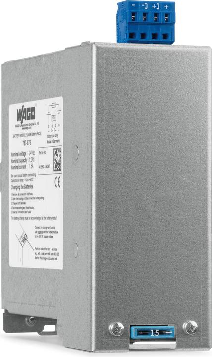 Image du produit Wago Alimentation sur rail DIN (DIN-Rail