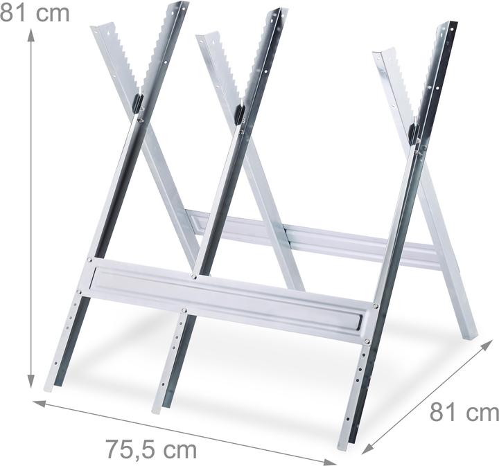 Image du produit Relaxdays Sägebock (75.50 cm, 81 cm)