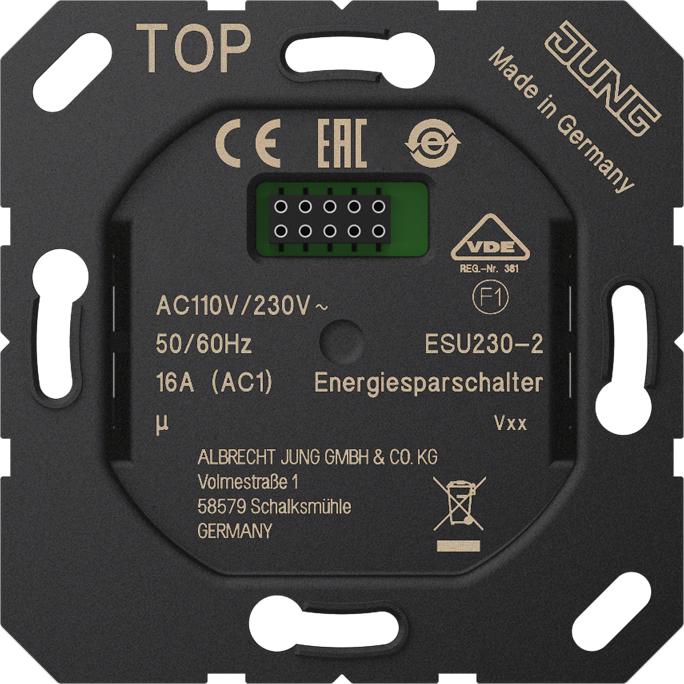 JUNG Interruttore a risparmio energetico ESU 230-2