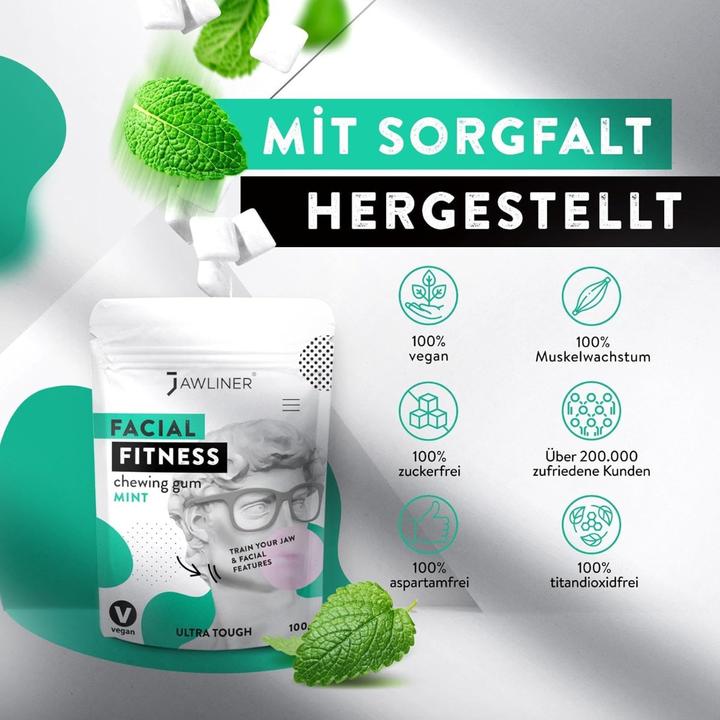 Produktbild Jawliner Fitness Chewing-Gum (60 Stück, Gummies)
