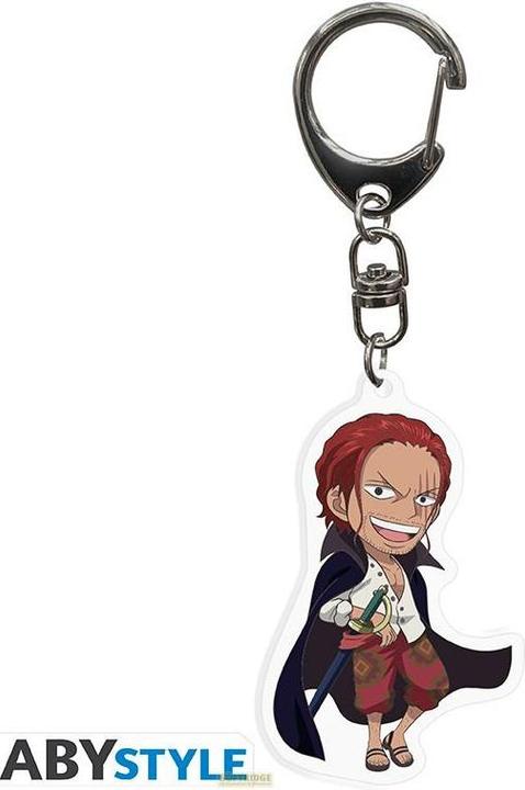 Actual product image ABYstyle ONE PIECE: RED - Acryl Keychain - Shanks X4