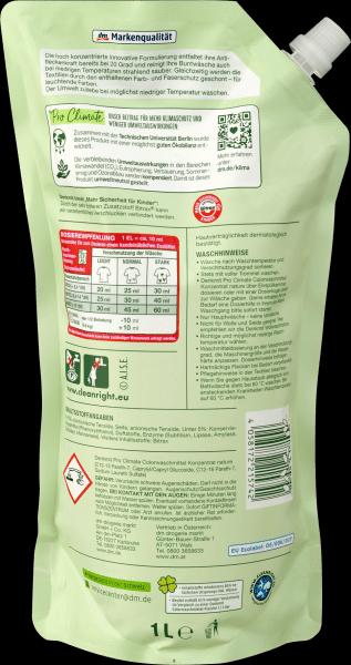 Actual product image dm Denkmit Pro Climate Color detergent concentrate nature