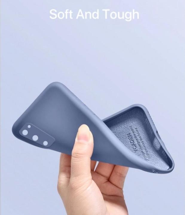 Actual product image Screenguard Samsung Galaxy S20 FE Liquid Silicone Case Cover (Samsung Galaxy S20 FE)