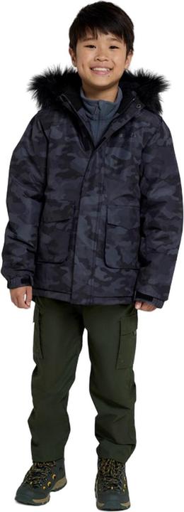 Actual product image Mountain Warehouse Childrens/Kids Ranger Camouflage Water Resistant Jacket (140)