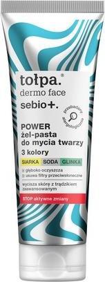 Actual product image Tołpa Topa Dermo Face Sebio+ Power Gel-Paste For Face Washing 100ml (Gel, 100 ml)