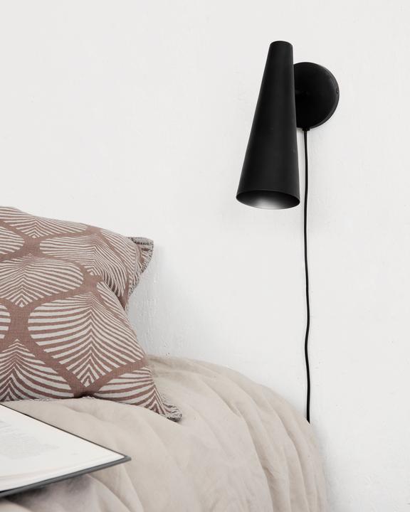 Image du produit House Doctor Applique murale, Precise, noir mat (E14)