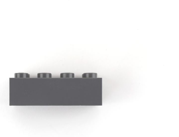 Actual product image LEGO 2x4 Bricks Dark grey - 50 pieces - Dark bluish grey bricks 3001 (3001, LEGO Accessories)