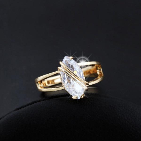 Hermex Gold Ring RGP mit Zirkonia - Gold Gr. 51 (51)